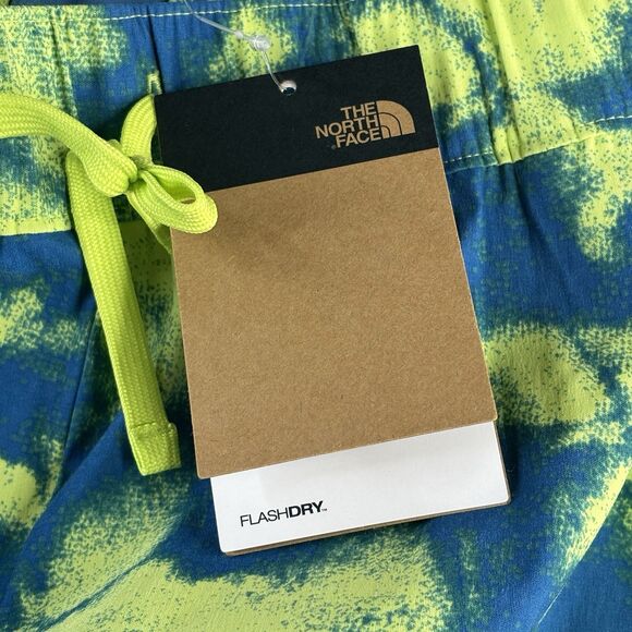 The North Face Shorts Womens XXL Green Dye Printed Class V Quick Dry New $50 - Picture 5 of 16